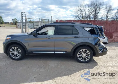 2022 Ford Explorer Xlt из США, поврежденный, VIN 1FMSK7DH1NGC43175